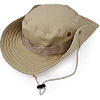 UltraKey Sombrero de Jungla， Sombrero clásico del arbusto del Estilo del Combate del ejército- Visera- Sombrero de la…